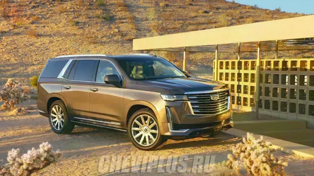 Cadillac Escalade на природе