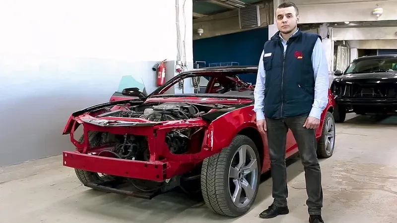 Сборка CHEVROLET CAMARO после кузовных работ