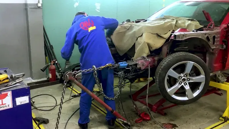 Стапельные работы по CHEVROLET CAMARO