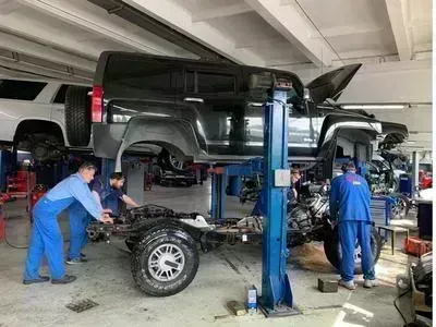 Работа полного привода HUMMER H3, описание, инструкция